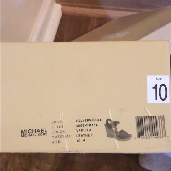 Michael Kors sandals Viola Espadrille vanilla - Picture 8 of 8